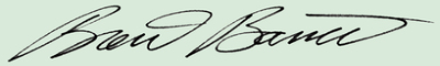 Brent Barrett's signature